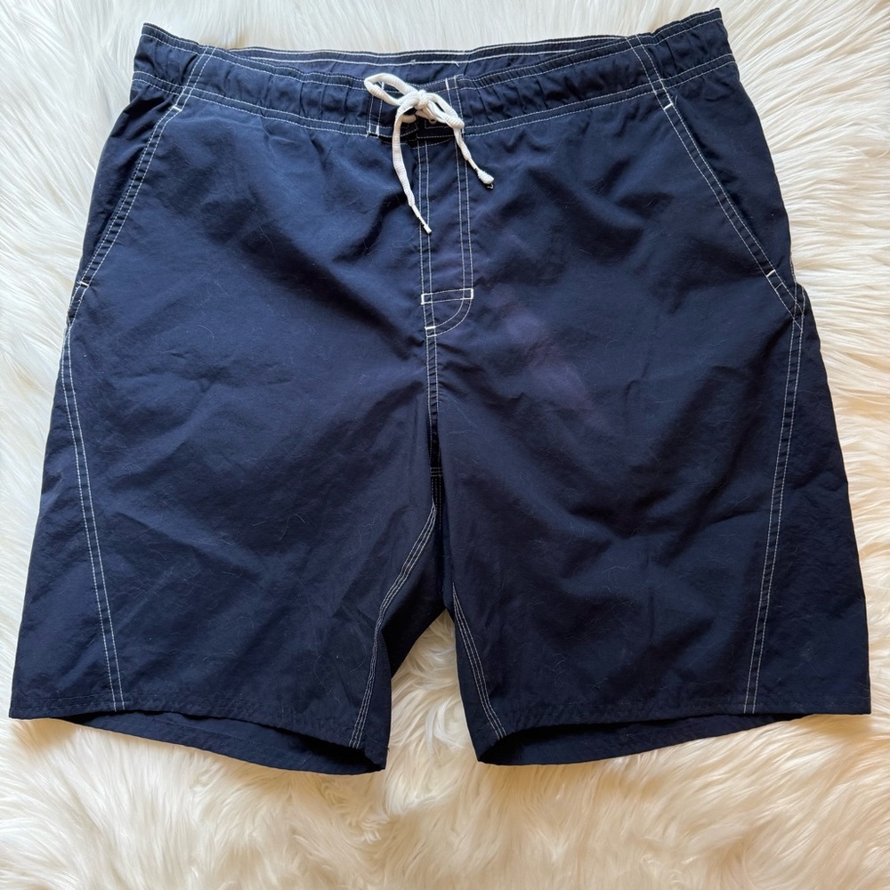 Nike Navy Blue Board Shorts Lightweight Swimwear